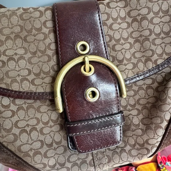 Vintage Coach brown mini soho bag. - Picture 4 of 5